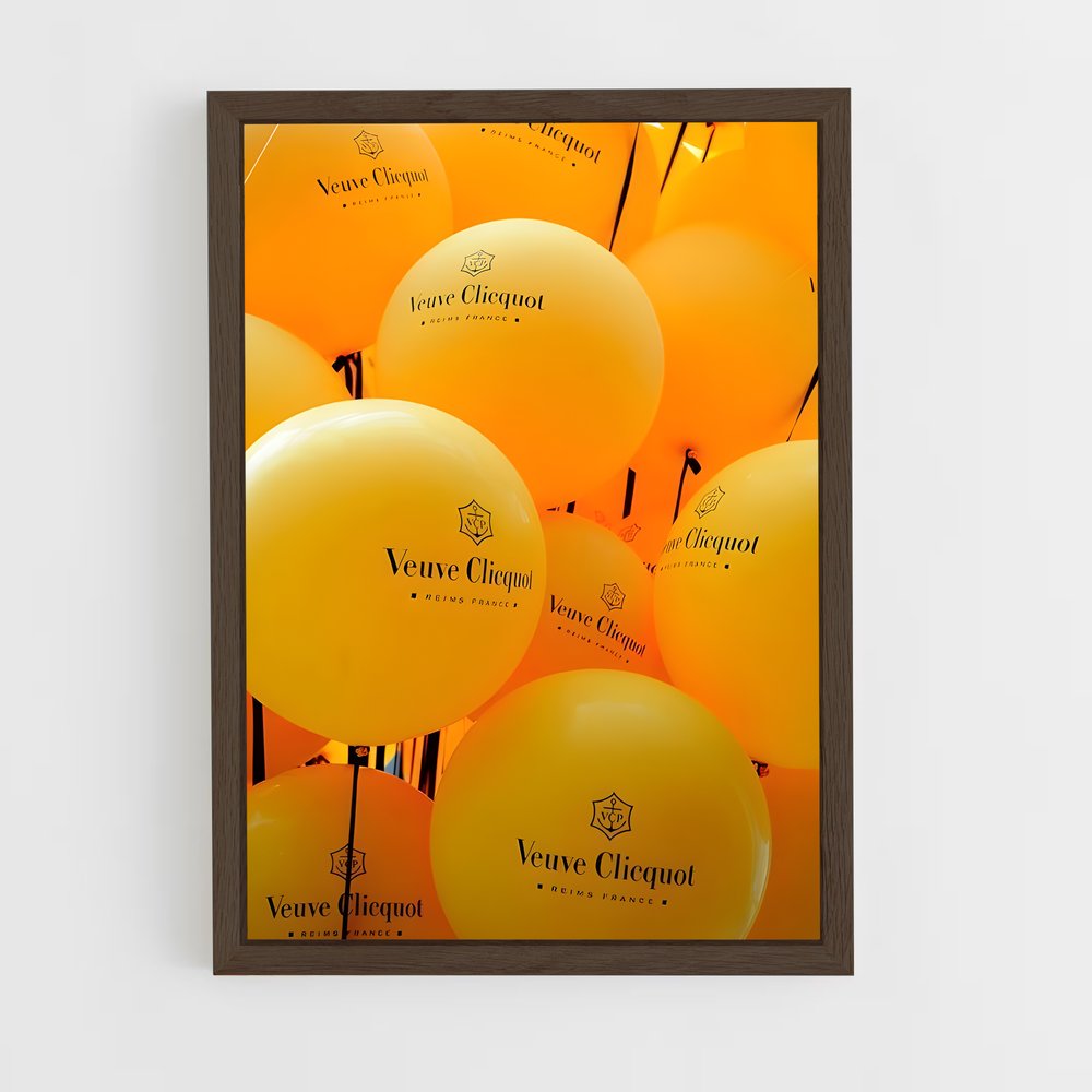 ap-veuve clicquot-6 cadre Bois foncé