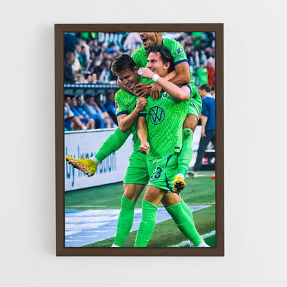 ap-vfl wolfsburg-1 cadre Bois foncé