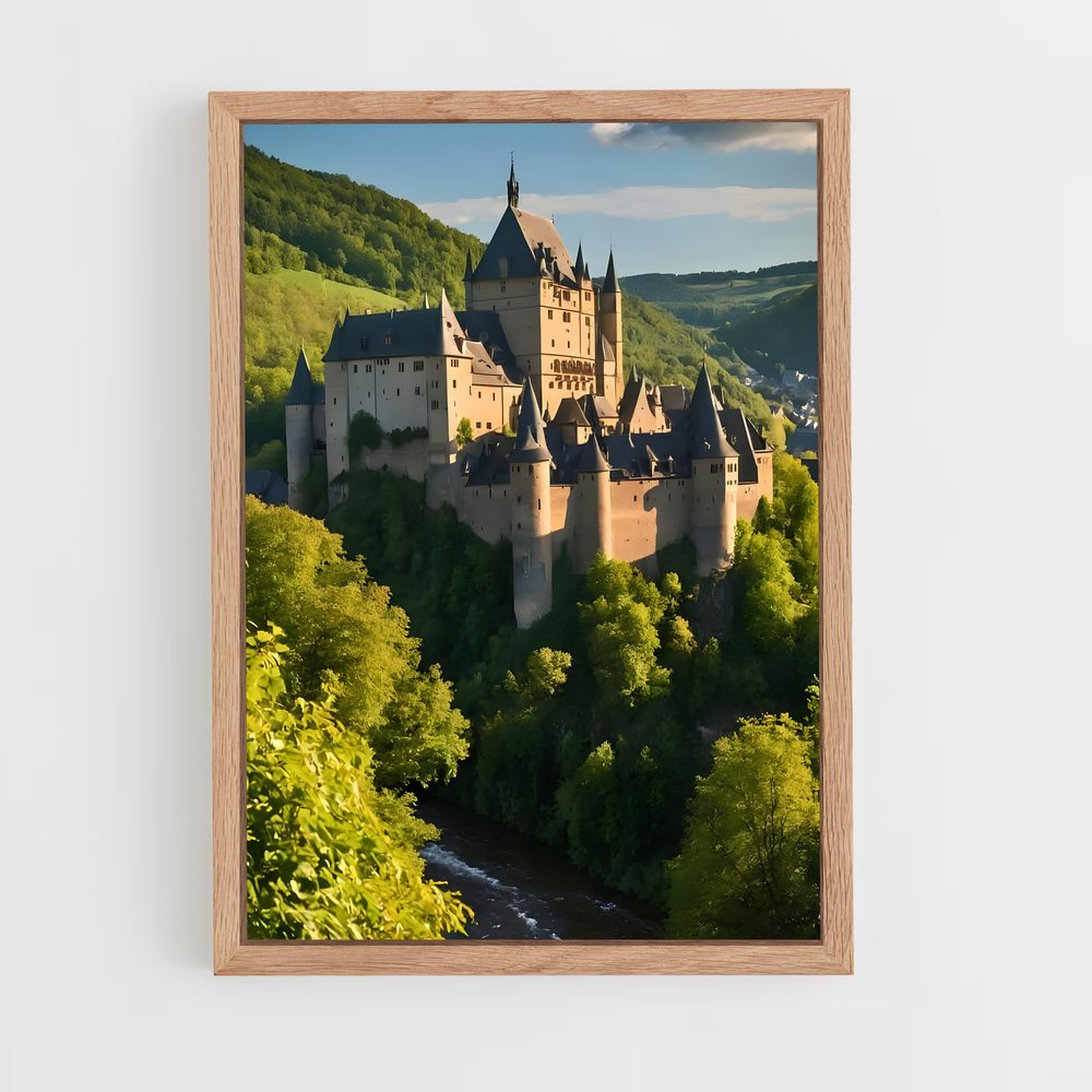 ap-vianden castle-1 cadre Bois clair