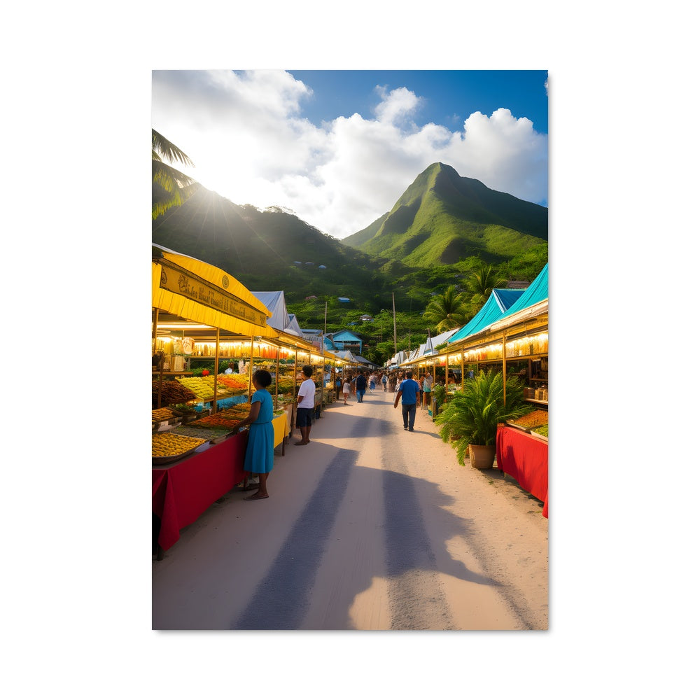 Poster Fruit Street Market