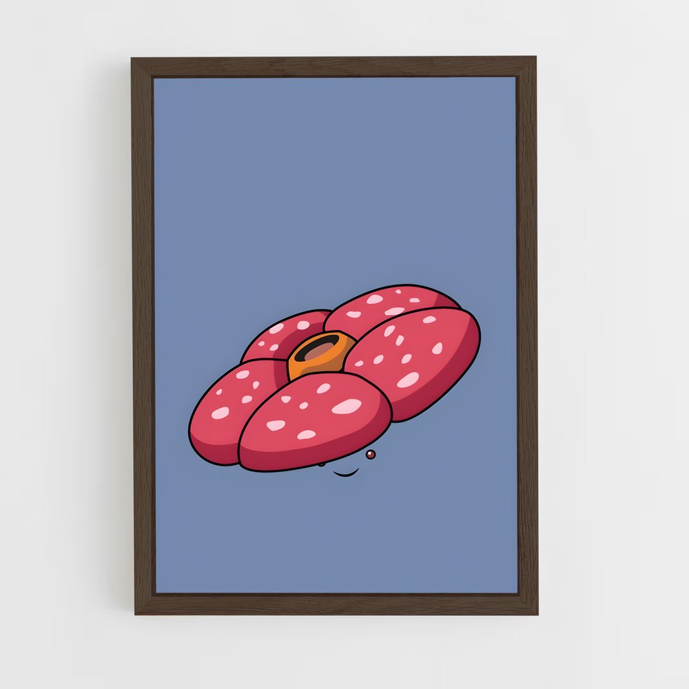 ap-vileplume-4 cadre Bois foncé