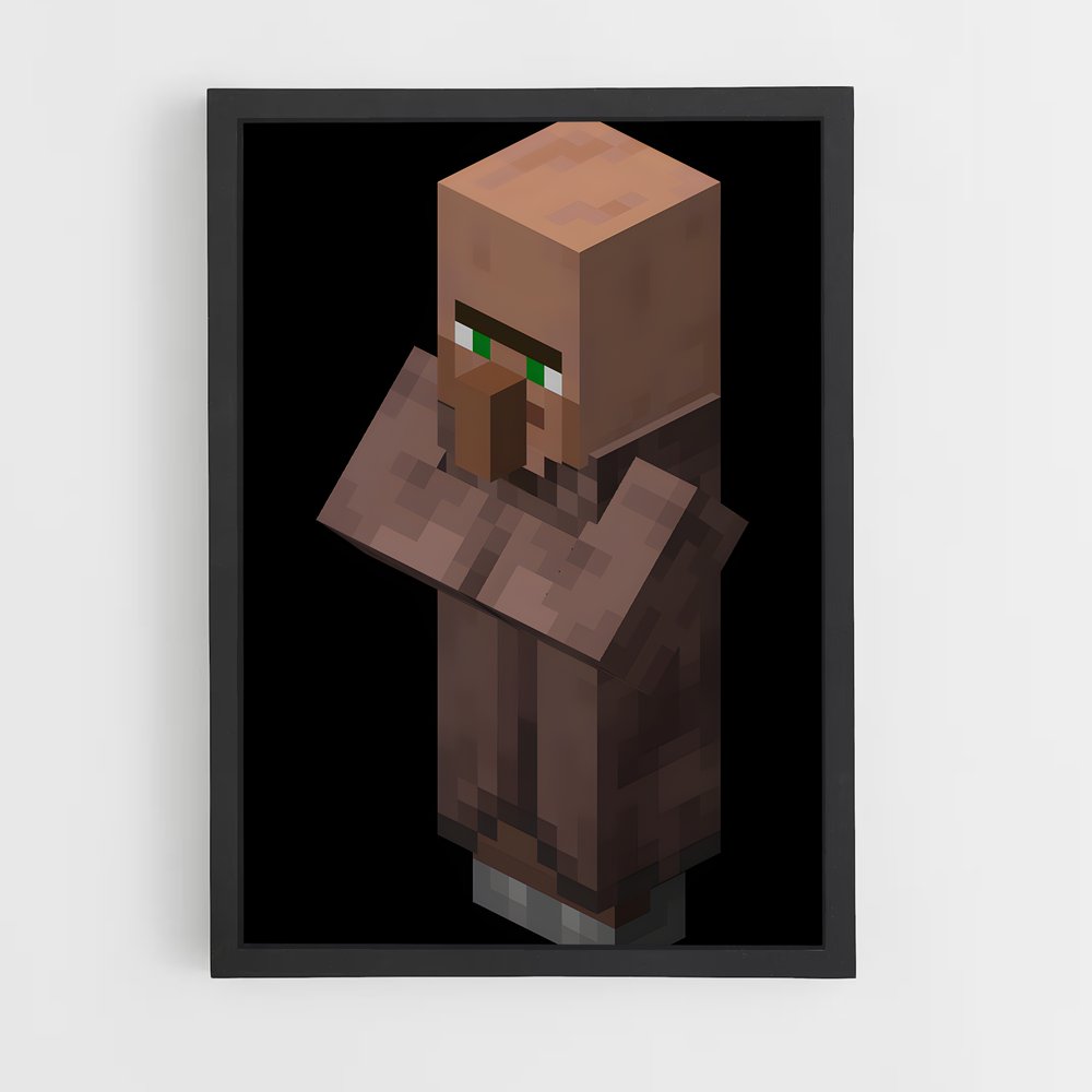 ap-villager minecraft-1 cadre Noir