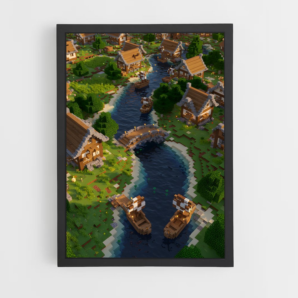 ap-villager minecraft-2 cadre Noir