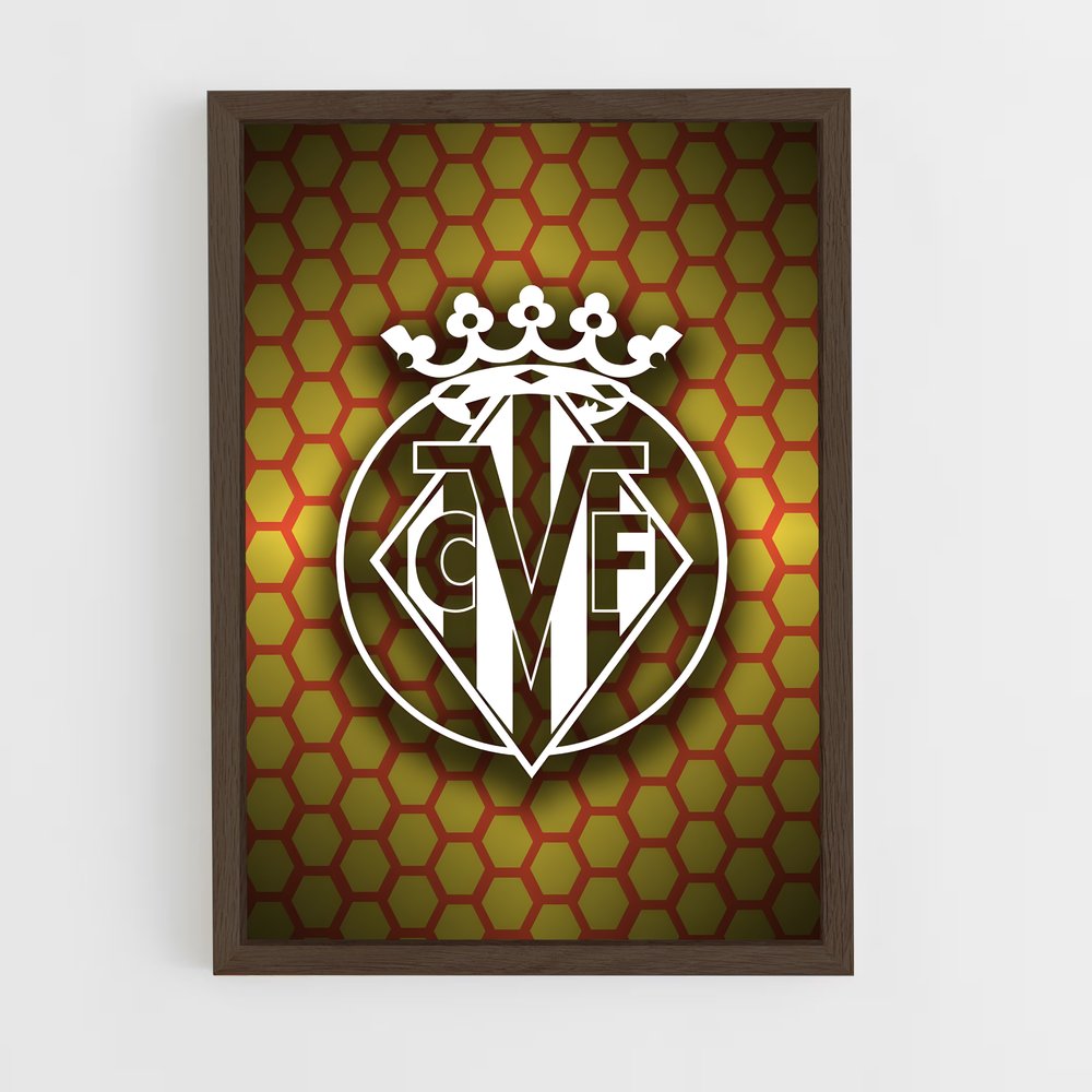 ap-villarreal cf-10 cadre Bois foncé