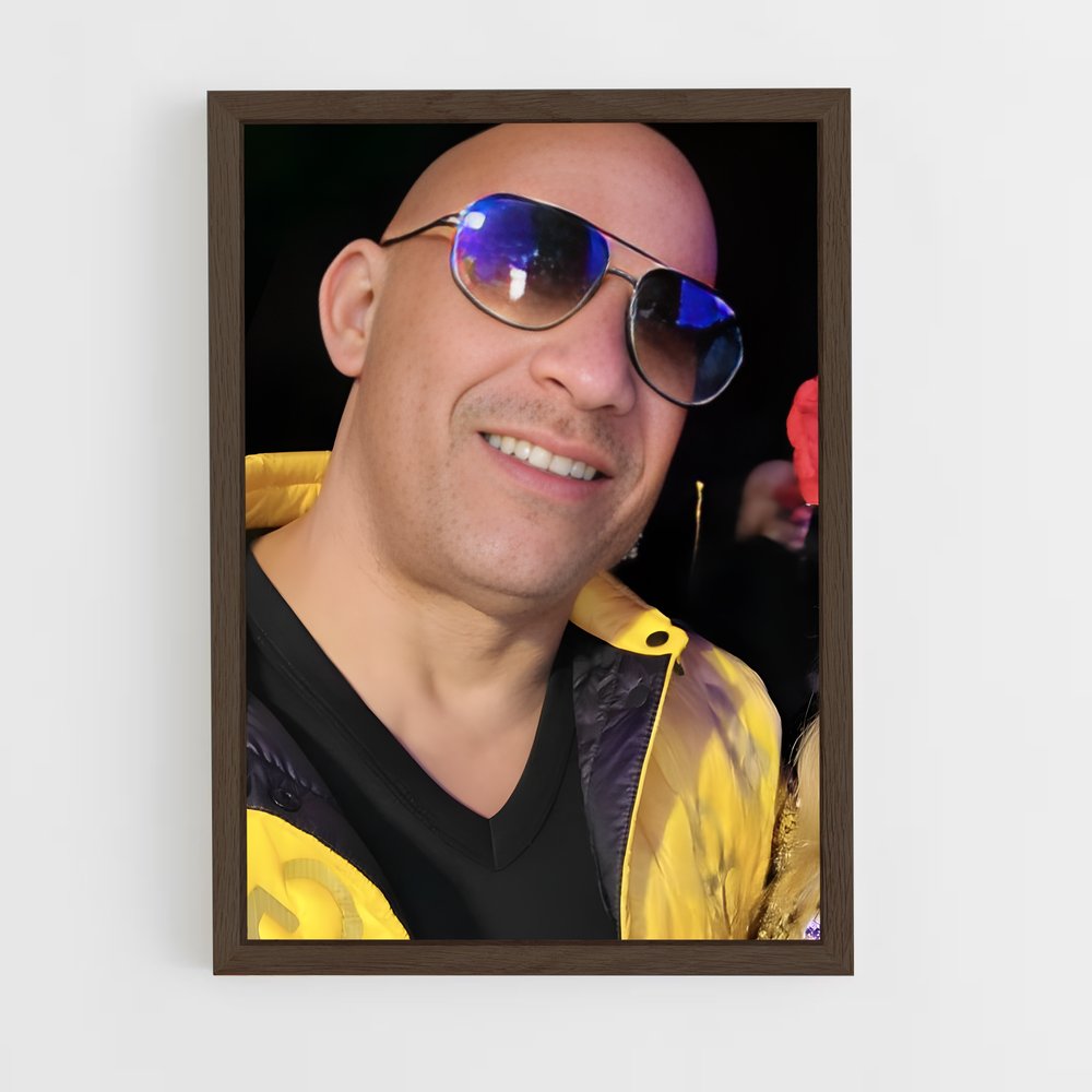 ap-vin diesel-9 cadre Bois foncé