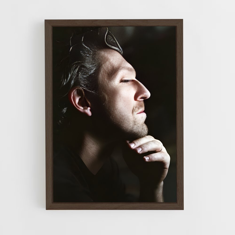ap-vincent cassel-4 cadre Bois foncé