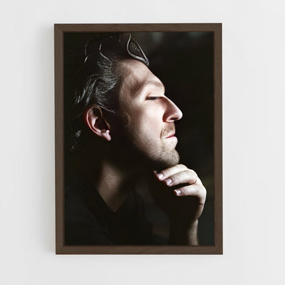 ap-vincent cassel-4 cadre Bois foncé