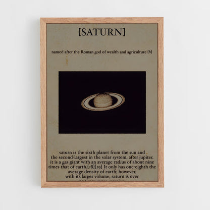 ap-vintage astronomy-4 cadre Bois clair