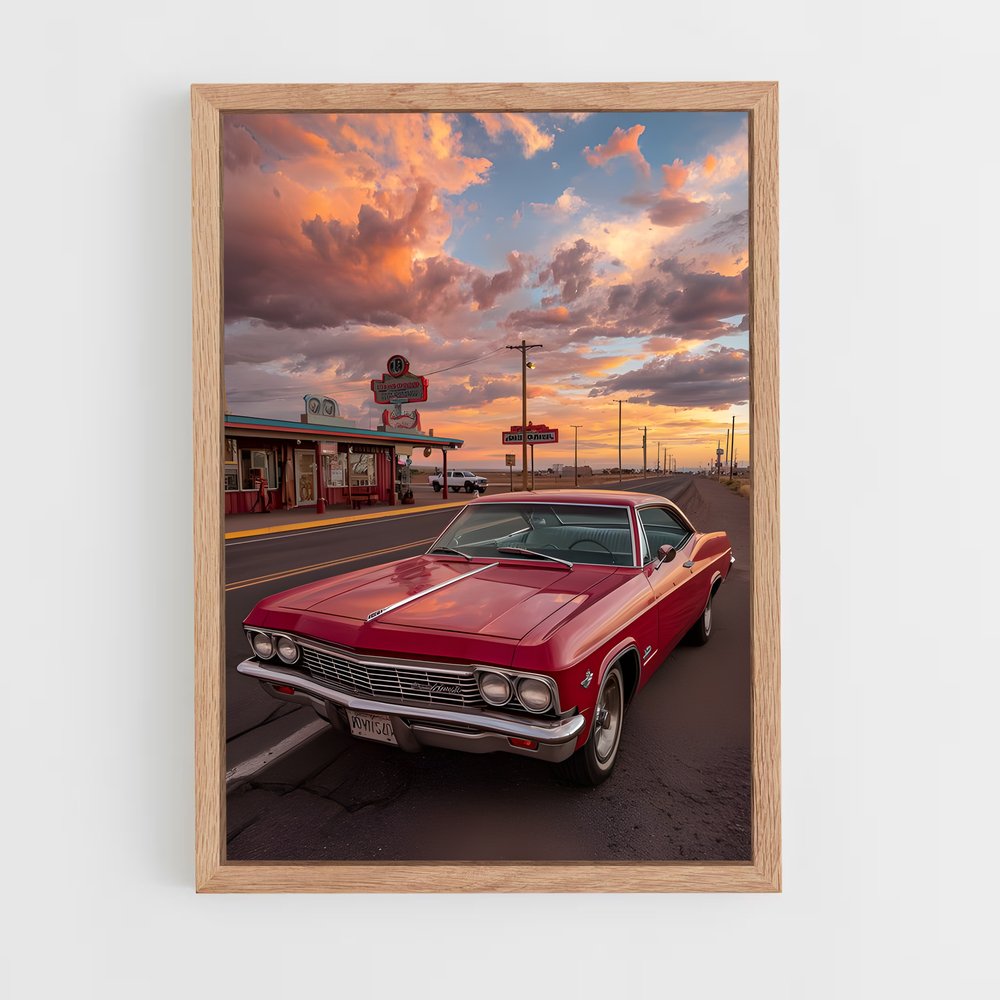 ap-vintage vehicles-2 cadre Bois clair