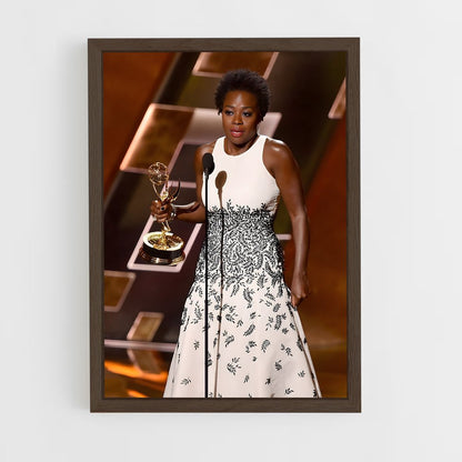 ap-viola davis-12 cadre Bois foncé