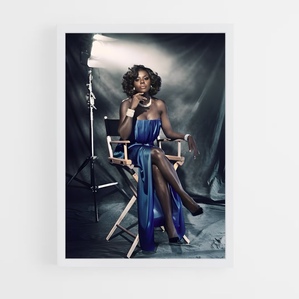 ap-viola davis-4 cadre Blanc