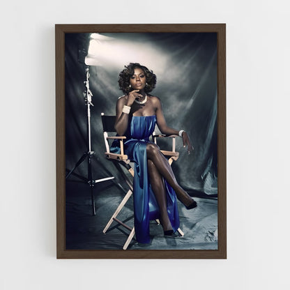 ap-viola davis-4 cadre Bois foncé