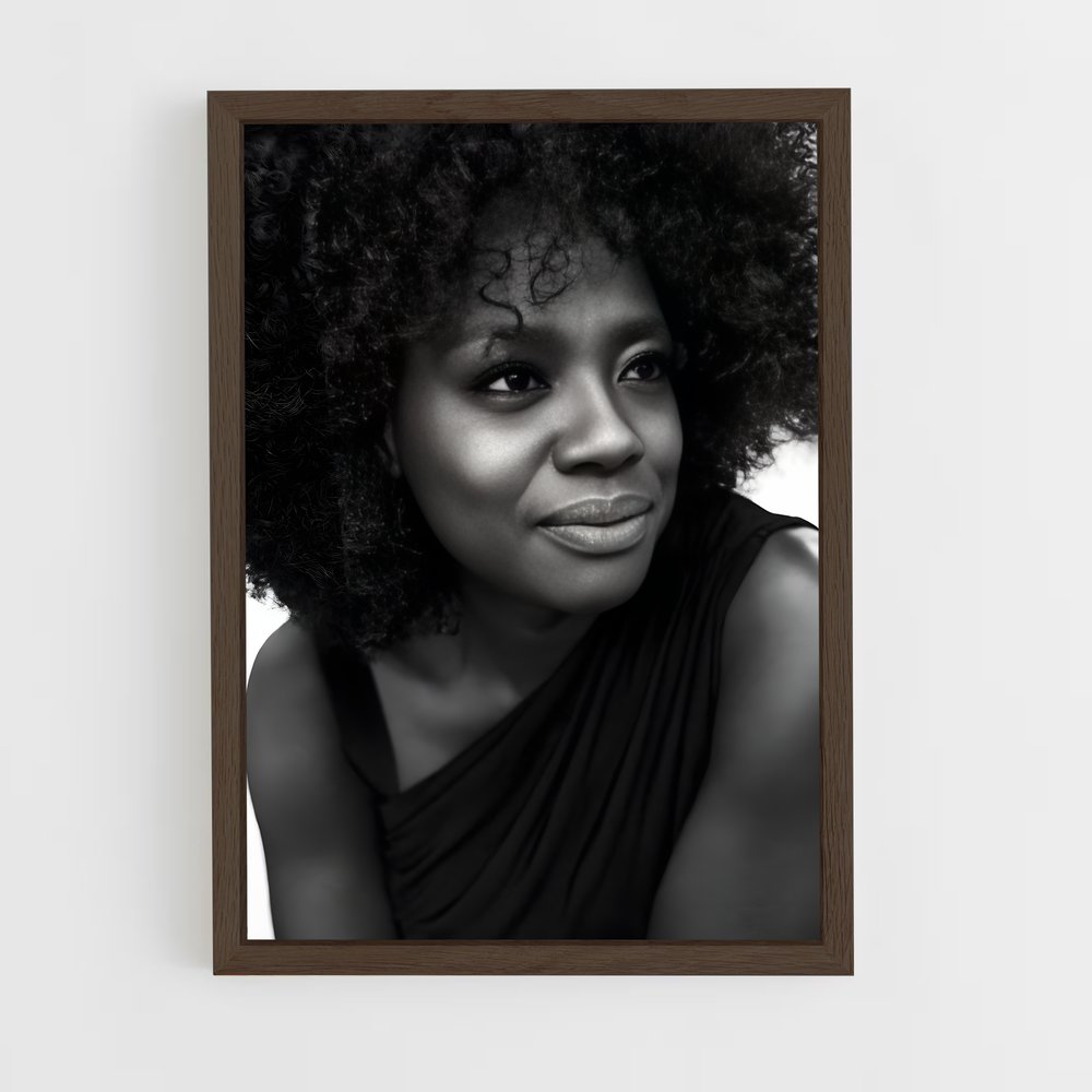 ap-viola davis-5 cadre Bois foncé