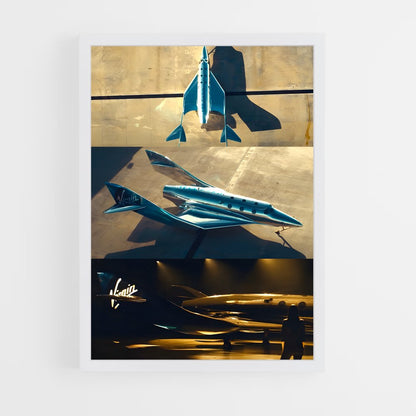 ap-virgin galactic-1 cadre Blanc