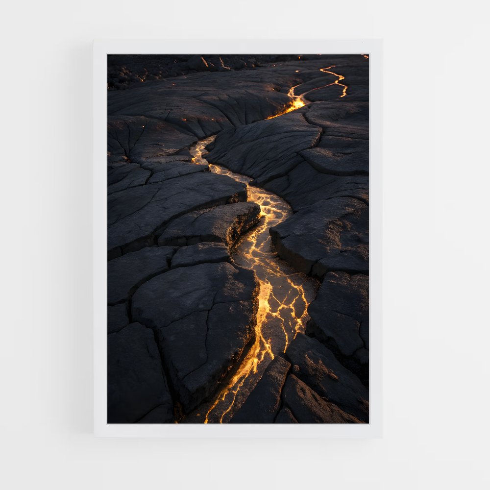 ap-volcanic rock-10 cadre Blanc