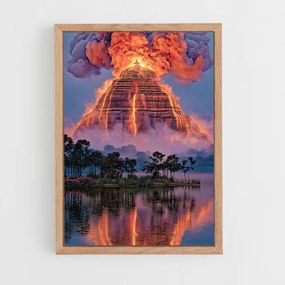 ap-volcanoes-7 cadre Bois clair