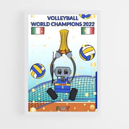 ap-volleyball world cup-2 cadre Blanc