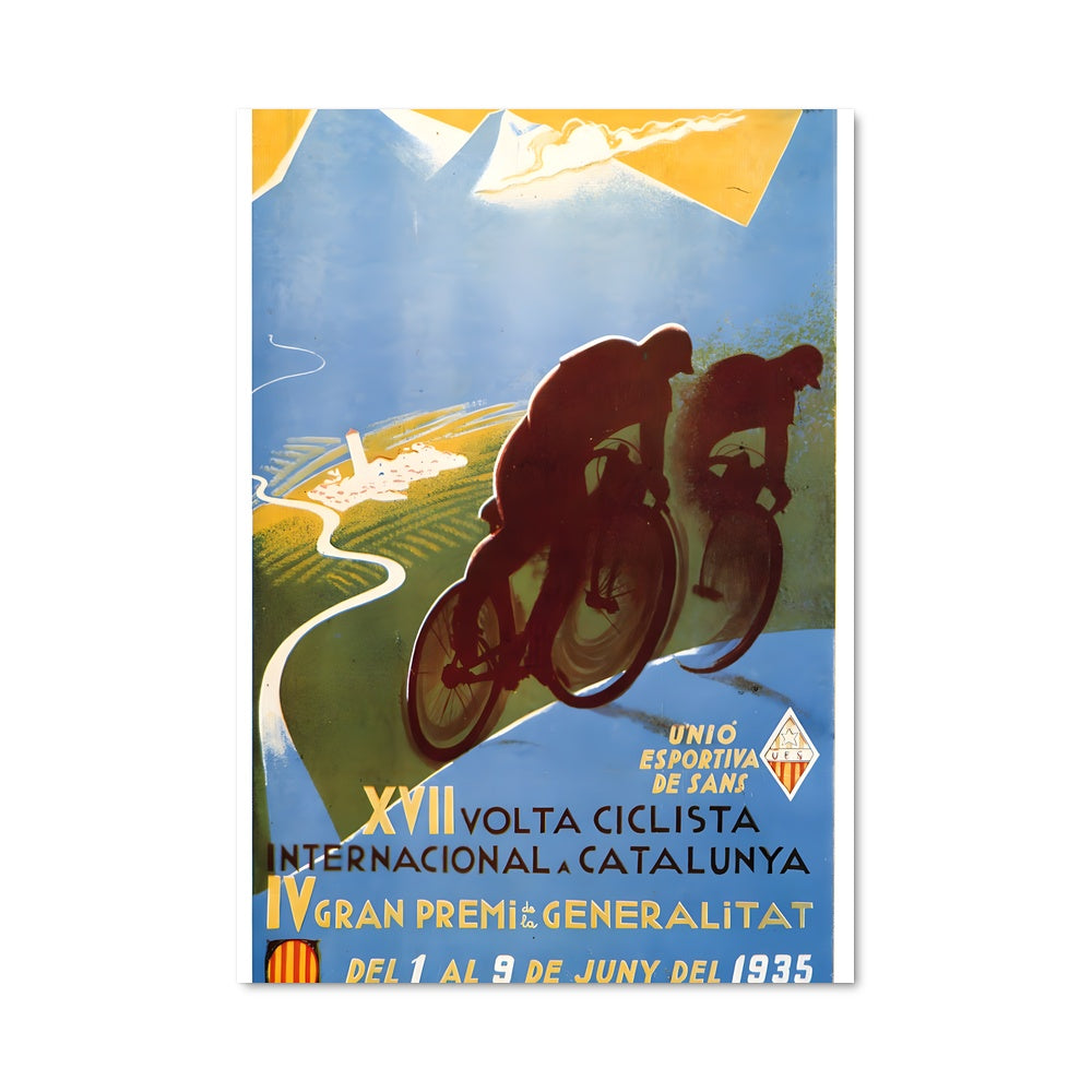 Poster Ascension Cycliste
