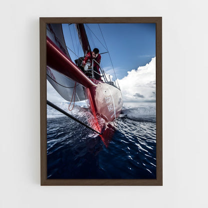 ap-volvo ocean race sailing-6 cadre Bois foncé