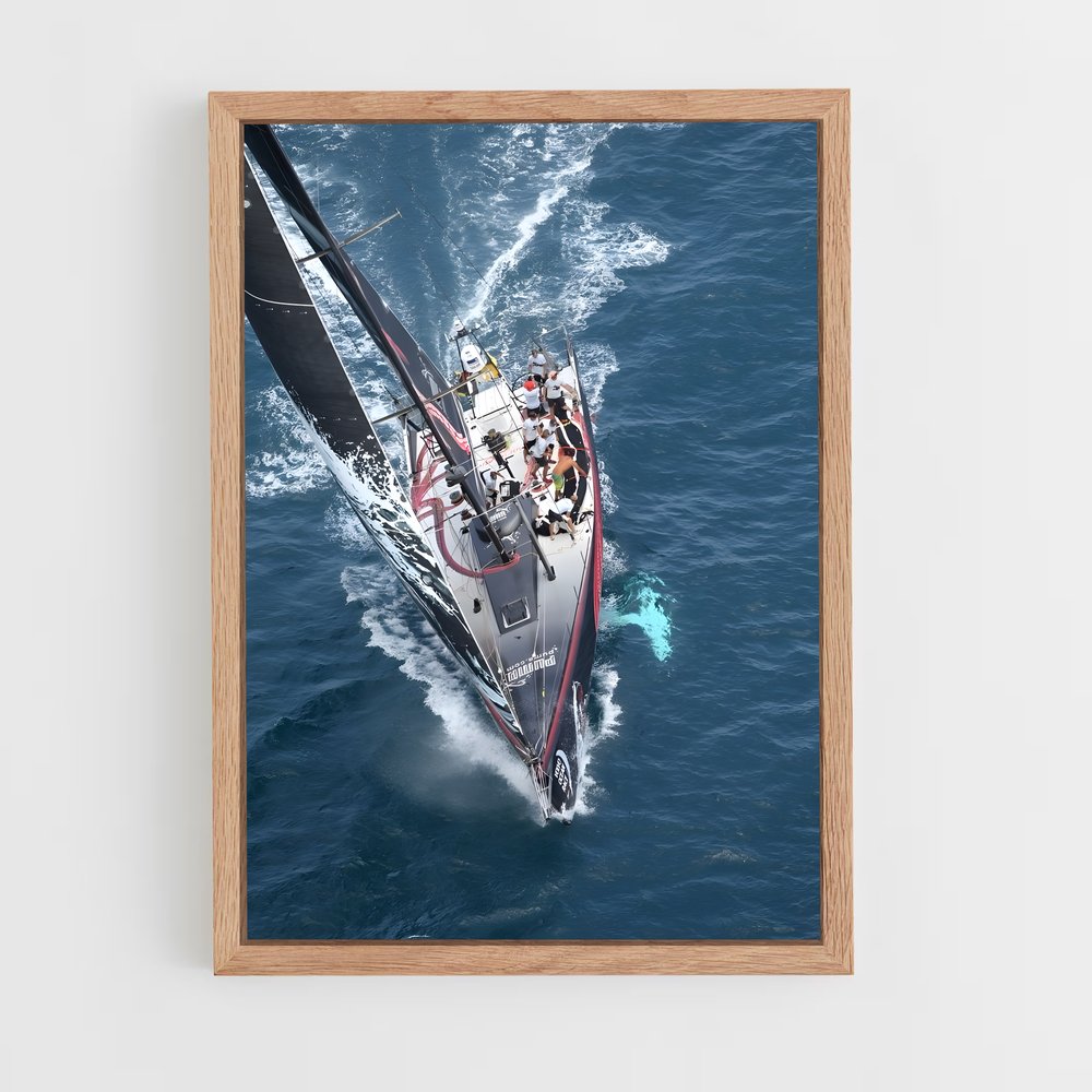 ap-volvo ocean race sailing-9 cadre Bois clair