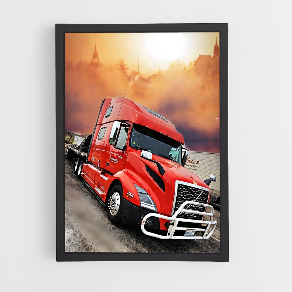 ap-volvo vnl-3 cadre Noir