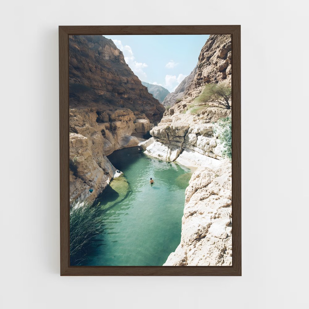 ap-wadi shab-2 cadre Bois foncé