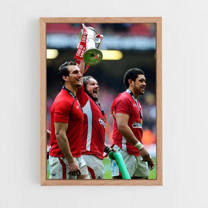 ap-wales national rugby team-2 cadre Bois clair