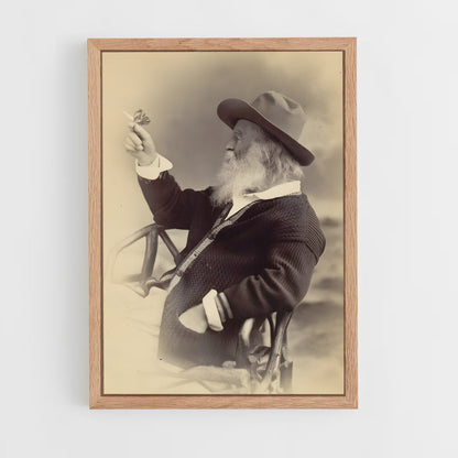 ap-walt whitman-5 cadre Bois clair