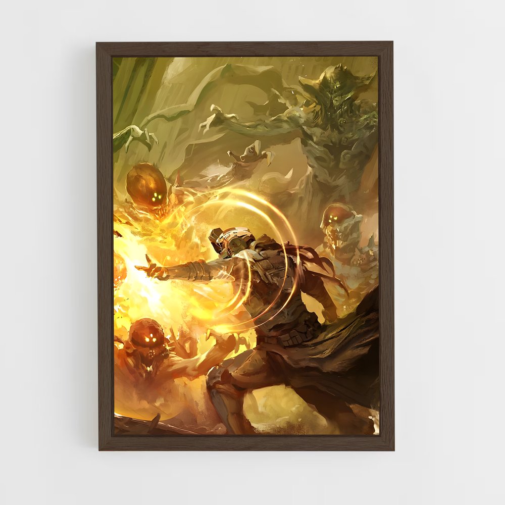 ap-warlock guardian-4 cadre Bois foncé