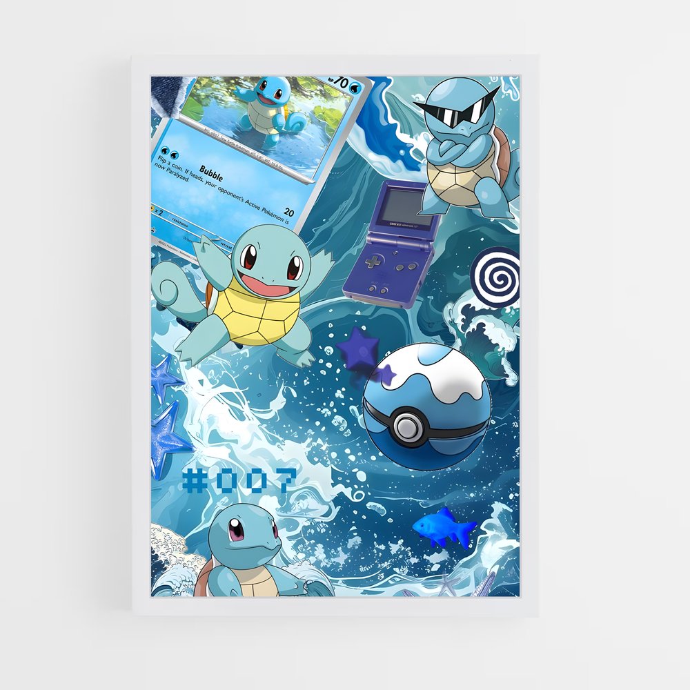 ap-wartortle-2 cadre Blanc