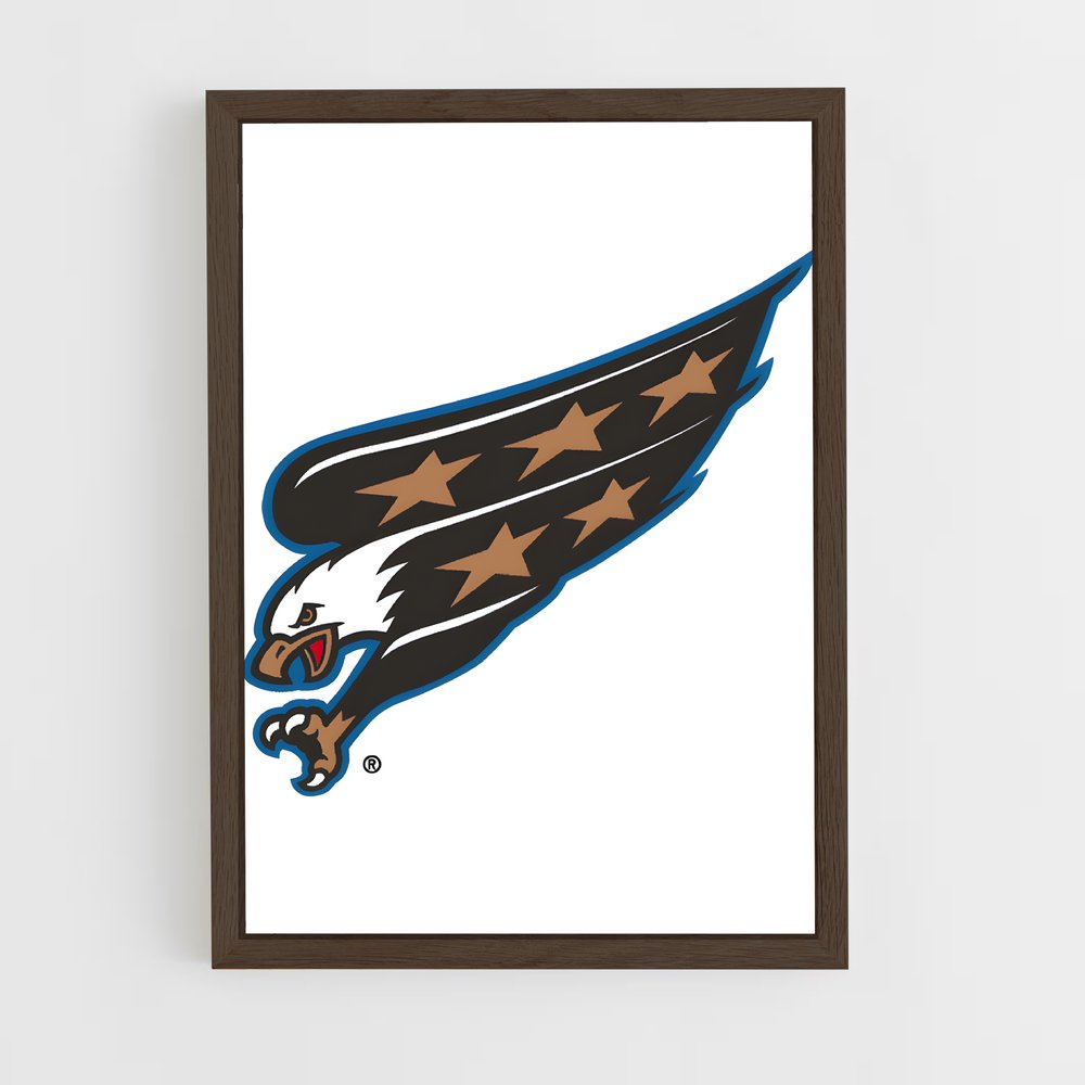 ap-washington capitals-4 cadre Bois foncé