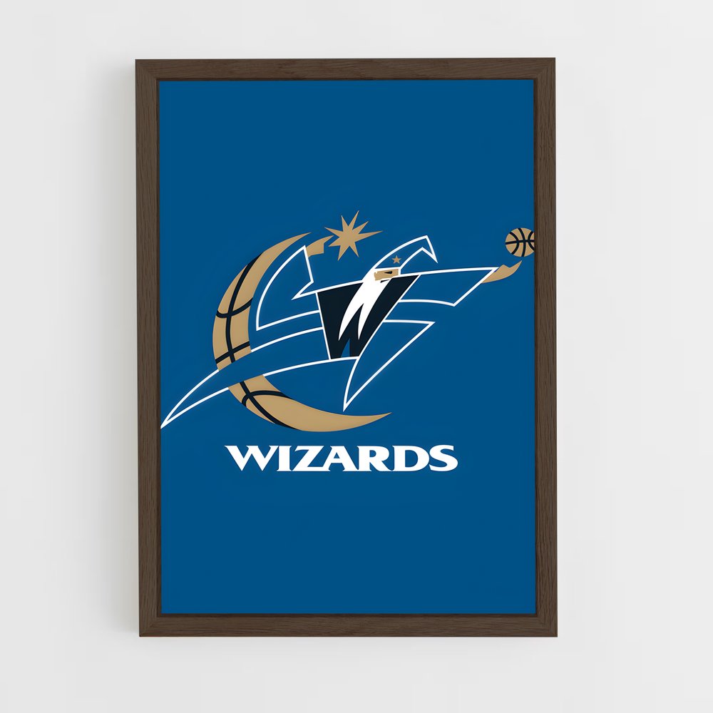 ap-washington wizards-5 cadre Bois foncé