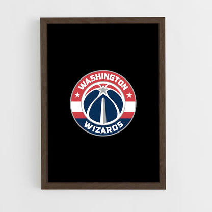 ap-washington wizards-7 cadre Bois foncé
