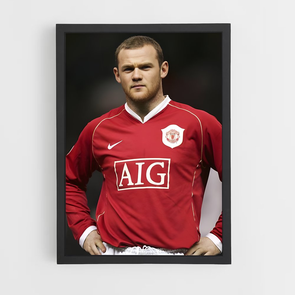 ap-wayne rooney-3 cadre Noir