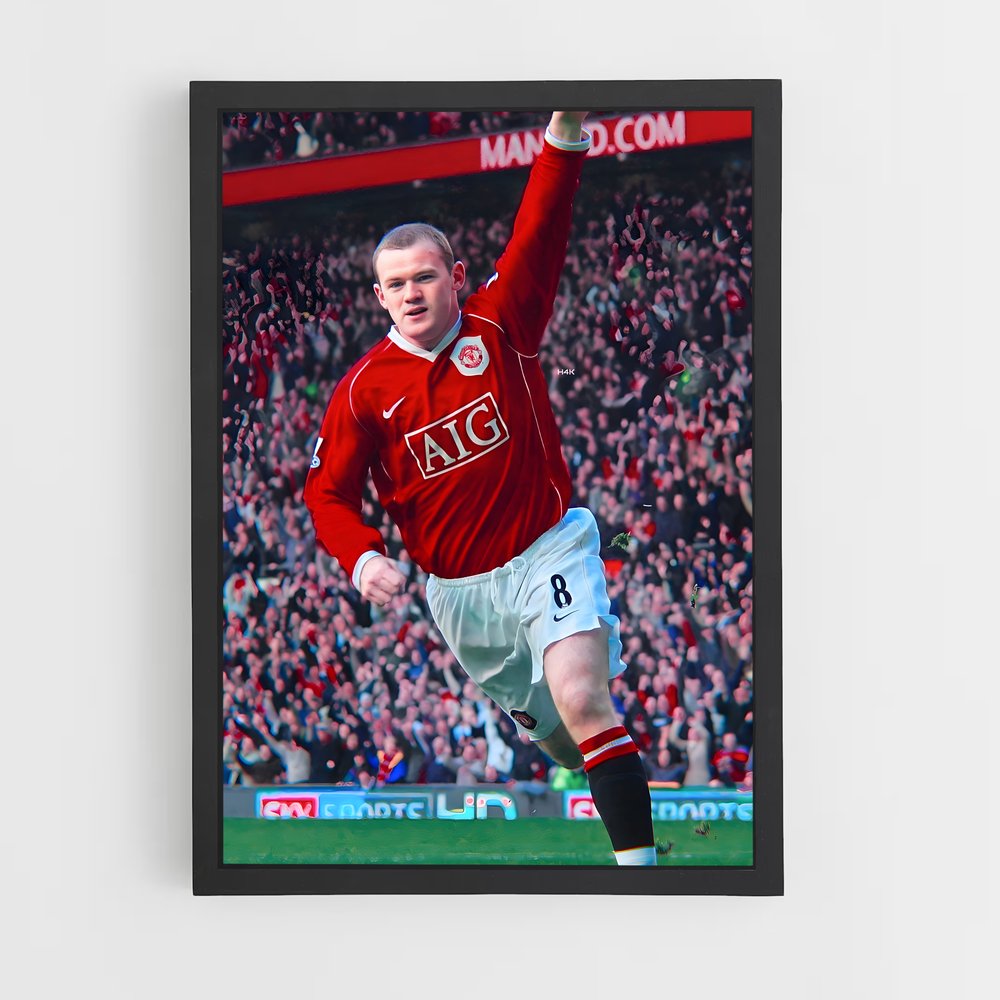 ap-wayne rooney-6 cadre Noir