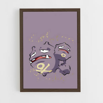 ap-weezing-3 cadre Bois foncé