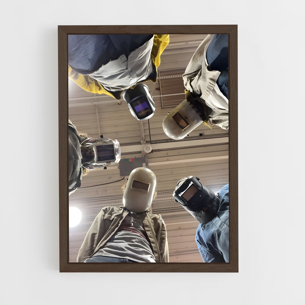ap-welder-12 cadre Bois foncé
