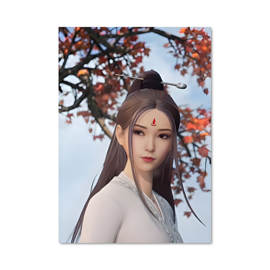Poster Sous les Arbres
