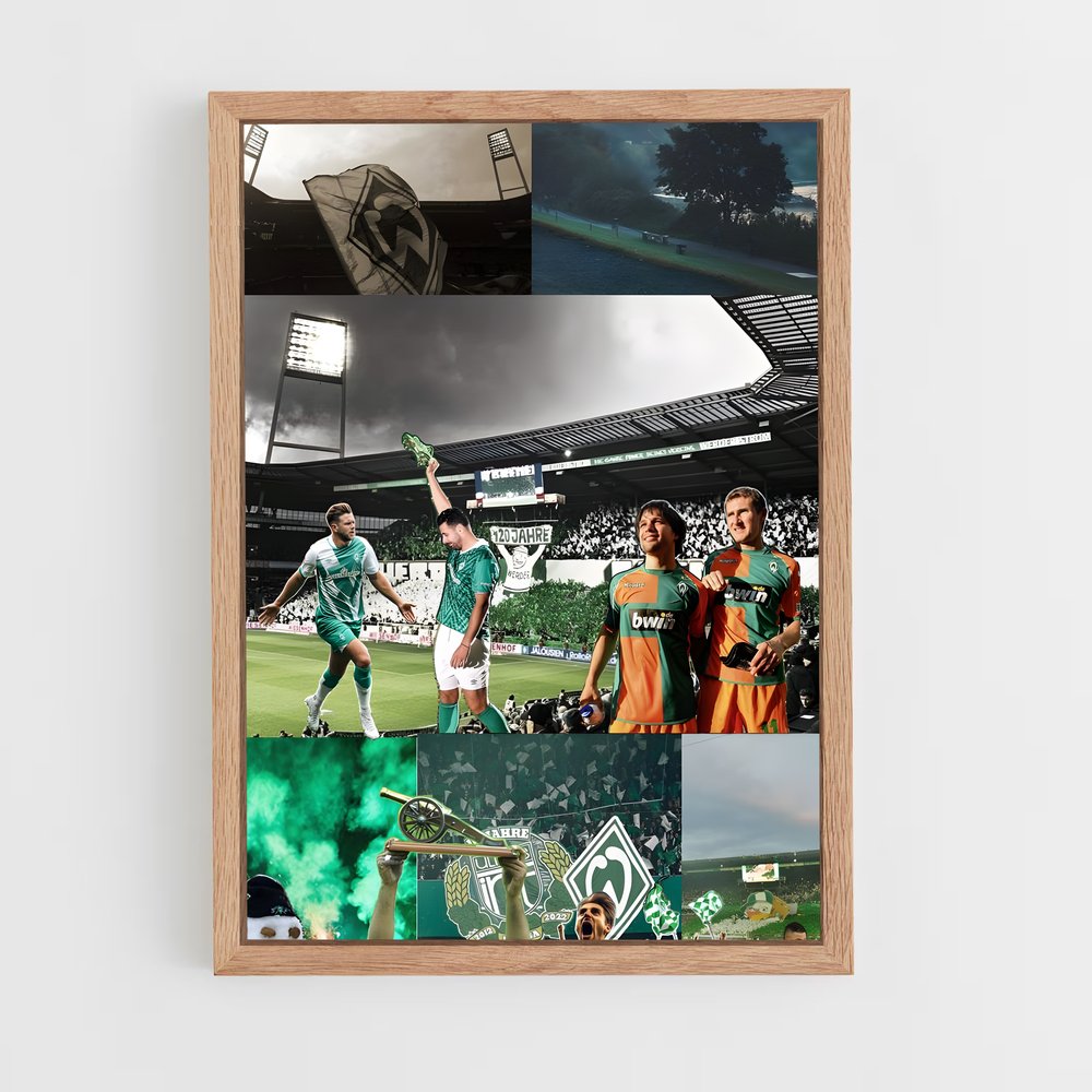 ap-werder bremen-8 cadre Bois clair