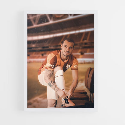 ap-wesley sneijder-4 cadre Blanc