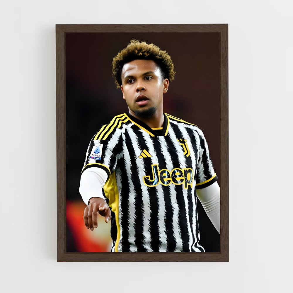 ap-weston mckennie-9 cadre Bois foncé