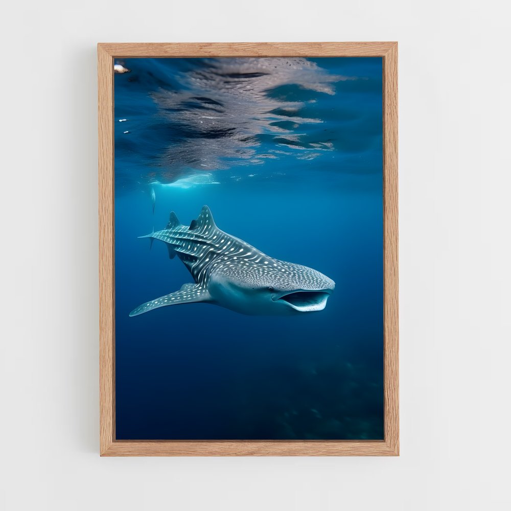 ap-whale shark-6 cadre Bois clair