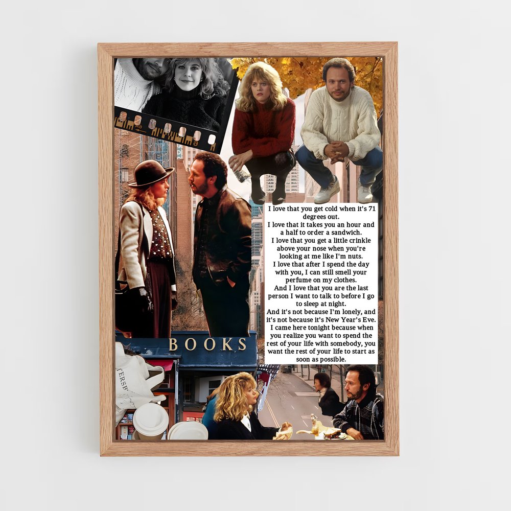 ap-when harry met sally-5 cadre Bois clair