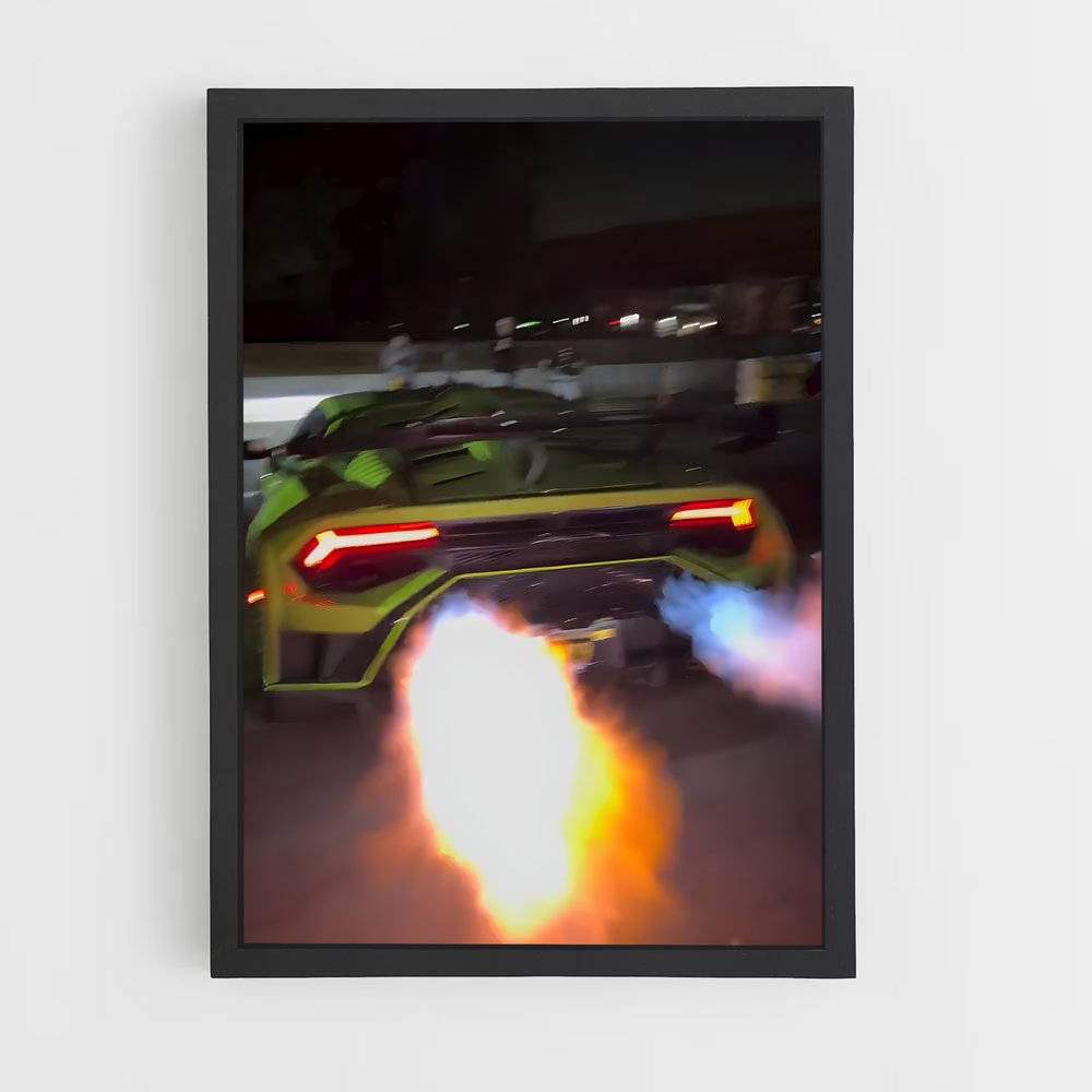 ap-when lambo-12 cadre Noir