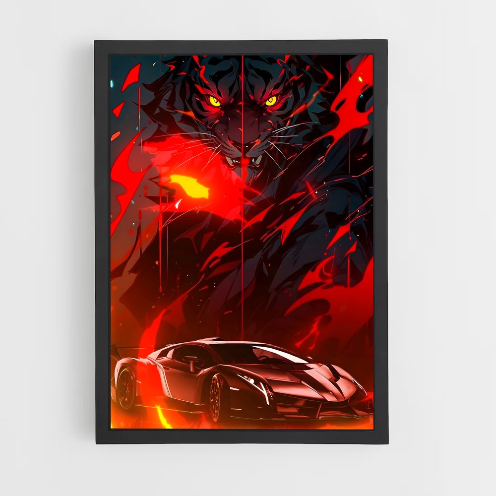 ap-when lambo-14 cadre Noir