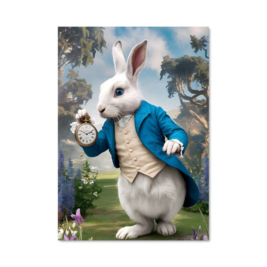 Poster Le Lapin Blanc