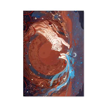 Poster White tiger 15133