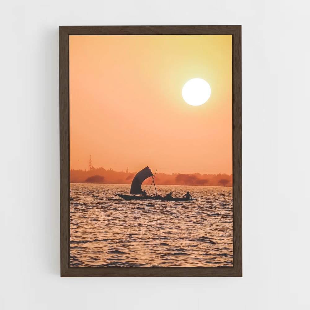 ap-white nile-3 cadre Bois foncé