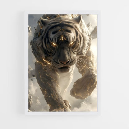 ap-white tiger-16 cadre Blanc
