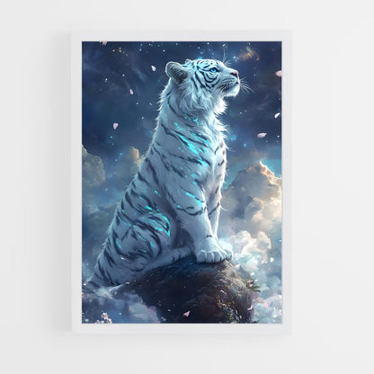 ap-white tiger-4 cadre Blanc